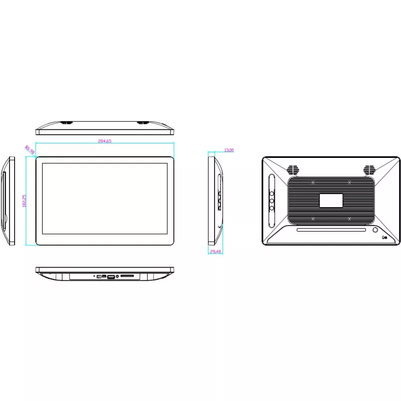 Planšetdators ALLNET PrimeOne-120, 12 collu skārienekrāns, 8 GB RAM, 64 GB atmiņa