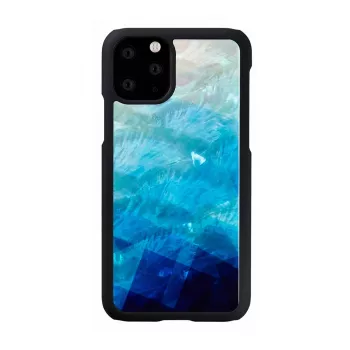Aizsargājošs viedtālruņa maciņš iKins iPhone 11 Pro — zila ezera un melna krāsu kombinācija