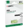USB zibatmiņa Emtec D250 Mini 64GB USB Type-A 2.0 Melna