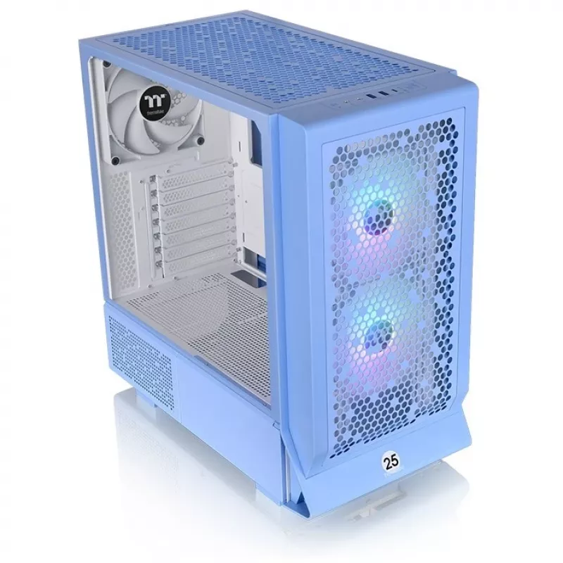 Thermaltake Ceres 330 TG - Midi Tower - PC - Zils - ATX - EATX - micro ATX - Mini-ITX - SPCC - Rūdīts stikls - 18,5 cm (CA-1Y2-00MFWN-00)