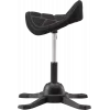 Ergonomisks balansa ķeblis up up Toronto melns audums ar garāku gāzes pacēlāju