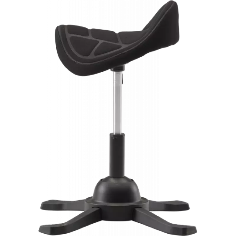 Ergonomisks balansa ķeblis up up Toronto melns audums ar garāku gāzes pacēlāju