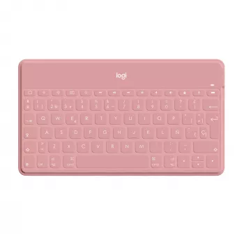 Logitech Keys-To-Go - tastatūra - Bluetooth - QWERTY - spāņu - rozā - Apple iPad/iPhone/TV