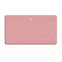 Logitech Keys-To-Go - tastatūra - Bluetooth - QWERTY - spāņu - rozā - Apple iPad/iPhone/TV