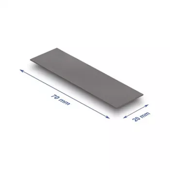 Termopad DeLOCK 18473 3 W/m·K Pelēks 20x70x0.75 mm