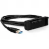 Delock dokstacija SATA HDD > USB3.0 - atmiņas kontrolieris - 2,5 / 3,5 koplietojams - SATA 6Gb/s - USB3.0 (61858)