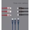 USB kabelis Orsen S9M A uz Micro USB 2.1A 1 m melns