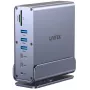 Dokstacija Unitek D1135AGY01 DisplayLink adapteris, trīskāršs 4K atbalsts, 15-in-1, 15 W PD strāva