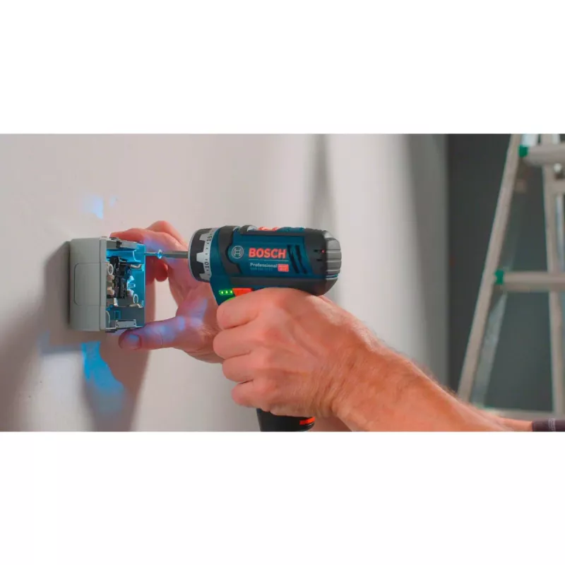 Bosch GSR 12V-15 FC Professional Keyless 600 g Melns, Blue