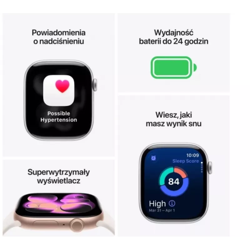 Apple Watch Series 11 GPS + Cellular 42mm Space Grey Aluminium Case ar Black Sport Siksniņu - M/L