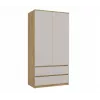 MALWA SS-90 wardrobe artisan ozols/kašmira