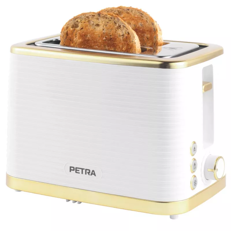 Tosteris Petra PT5032WVDE 2-šķēles, kompakts 2-slotu elektriskais tosteris