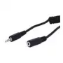Wentronic Goobay 3,5 mm ligzdas pagarinātāja kabelis, melns, 5 m - 3,5 mm spraudnis (3 kontaktu, stereo) > 3,5 mm ligzda (3 kontaktu, stereo) (50017)