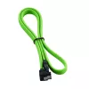 CableMod ModMesh - SATA kabelis - Serial ATA 150/300/600 - SATA (W) ar taisnu leņķi uz SATA (W) - 60cm - gaiši zaļš (CM-CAB-RSAT-N60KLG-R)