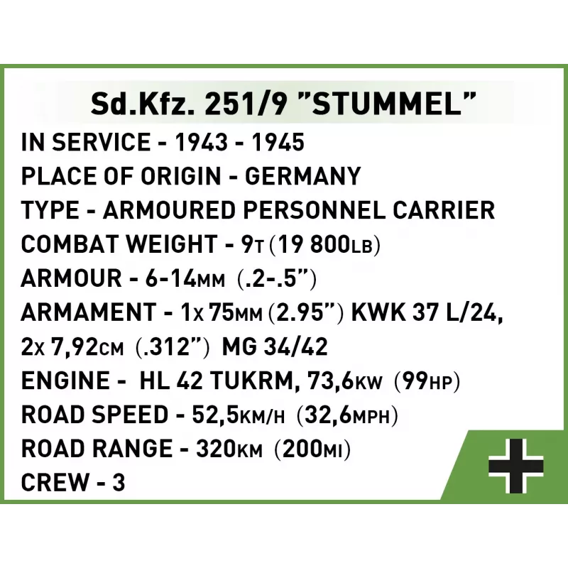 Sd.Kfz. 251/9 Stummel, Konstruktionsspielzeug