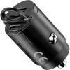 Auto lādētājs YENKEE CAR 01 Power Delivery 30W 2×USB-C