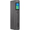 Canyon OnPower 230 TFT ārējais akumulators, 20000 mAh, PD 130 W, 2x USB-C + USB-A, metāla korpuss, tumši pelēks