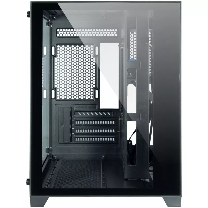 PC Case Inter-Tech C-501 Aspect Midi Tower Melns