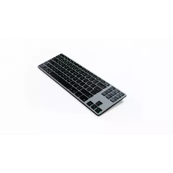 Tastatūra alumīnija Mac Tenkeyless RGB Space Gray