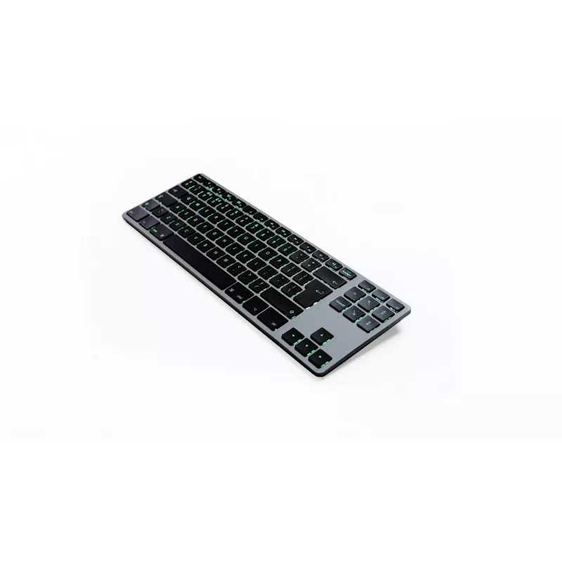 Tastatūra alumīnija Mac Tenkeyless RGB Space Gray