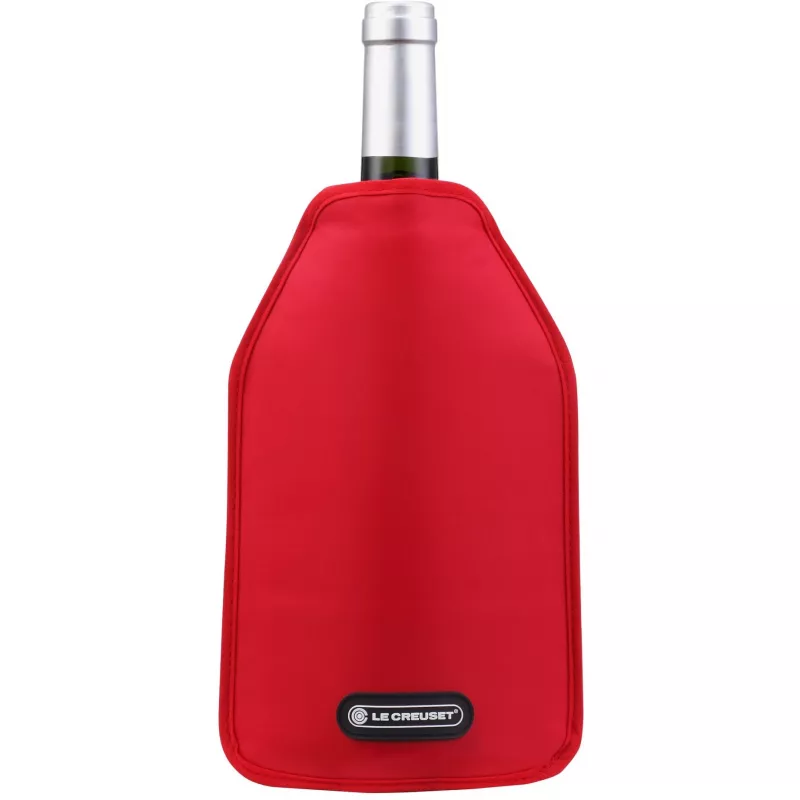 Le Creuset vīna pudeļu dzesēšanas uzmava — sarkana