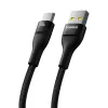 Baseus Flash 2 USB A uz USB C ātrās uzlādes kabelis 2 m 100 W Melns