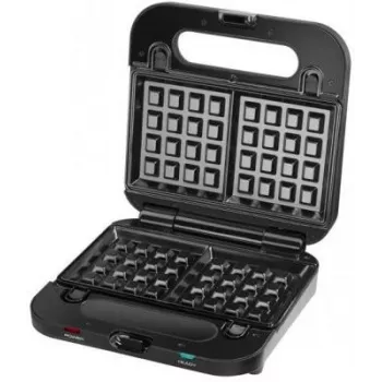 Sviestmaižu gatavotājs Amica SMK4011, 750 W, 3 veidu plāksnes, melns
