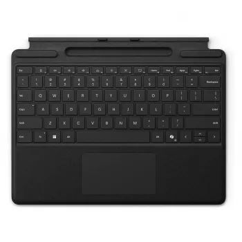 Mobilās ierīces tastatūra Microsoft 8XB-00148 itāļu valodā ar skārienpaliktni melnā krāsā