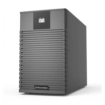 UPS akumulatora skapis PowerWalker BP I72T-12x9Ah Tornis Melns — 12 nodalījumi, 9 Ah akumulatori, ritenīši, 318×192×428 mm