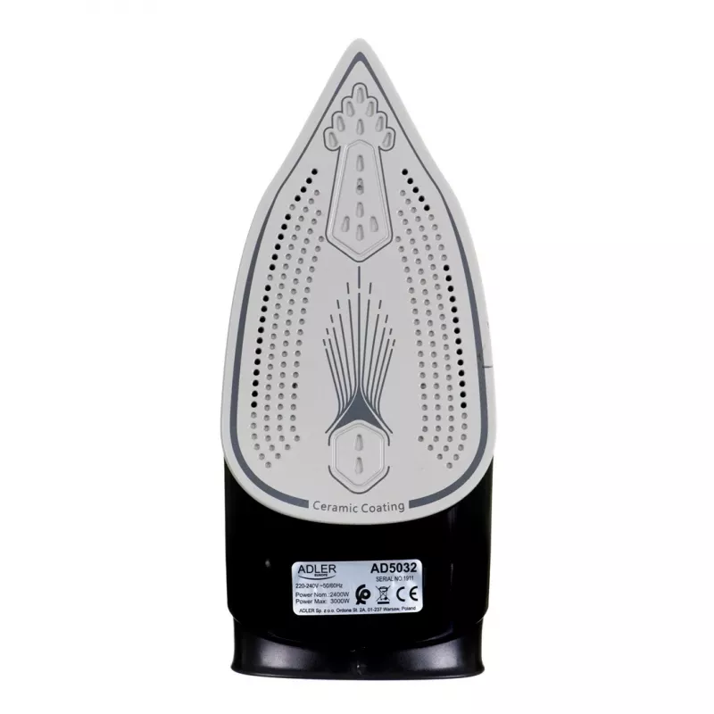 Adler AD 5032 tvaika gludeklis, 3000 W, zils/pelēks