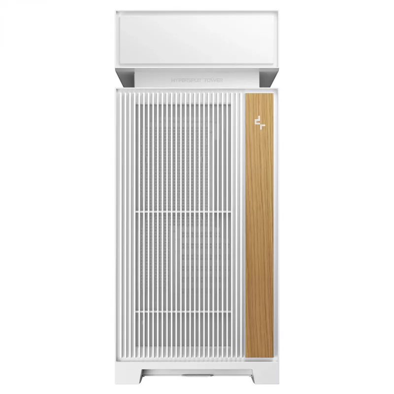Desktop PC case DeepCool CL6600 WH — balta, supports ATX/PS2/SFX/SFX-L PSUs, 140 mm front, 120/140 mm top/rear, 2.5 inch & 3.5 inch drives