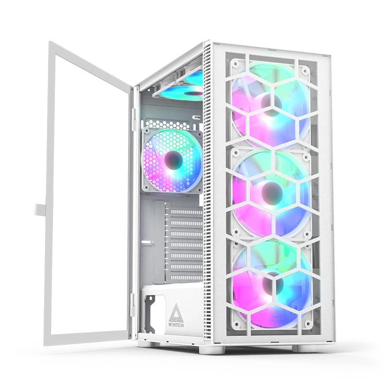 PC Case Montech X3 GLASS Midi Tower balta