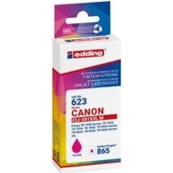 edding EDD-623 fuksīna printera kasetne, saderīga ar Canon CLI-581XXL M