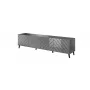 RTV skapis ABETO 200x42x52 grafīta/glancēts