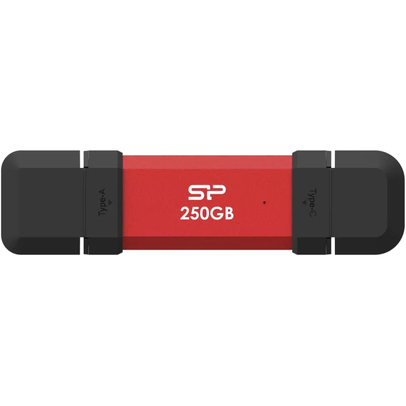 Pārnēsājamais SSD Silicon Power DS72 250GB, USB-C/USB-A 3.2 Gen 2