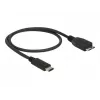 USB kabelis DeLOCK 0,5m USB3.1 C - MicroUSB3.1 B