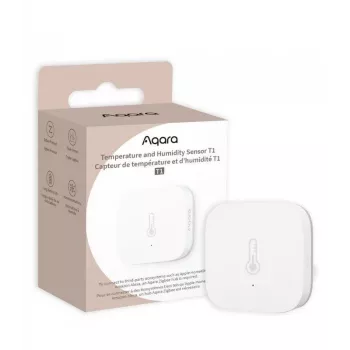 Aqara TH-S02D sensors balts temp. un mitrums. HomeKit Alexa Google