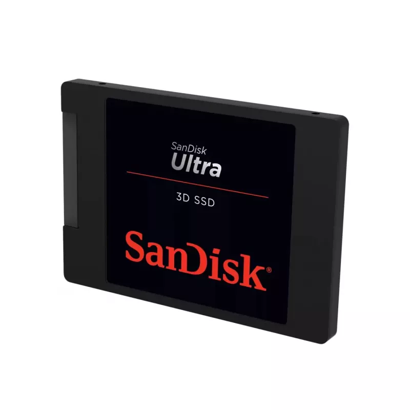SanDisk Ultra 3D - SSD - 500GB - iekšējais - 2.5 (6,4 cm) - SATA 6Gb/s (SDSSDH3-500G-G26)