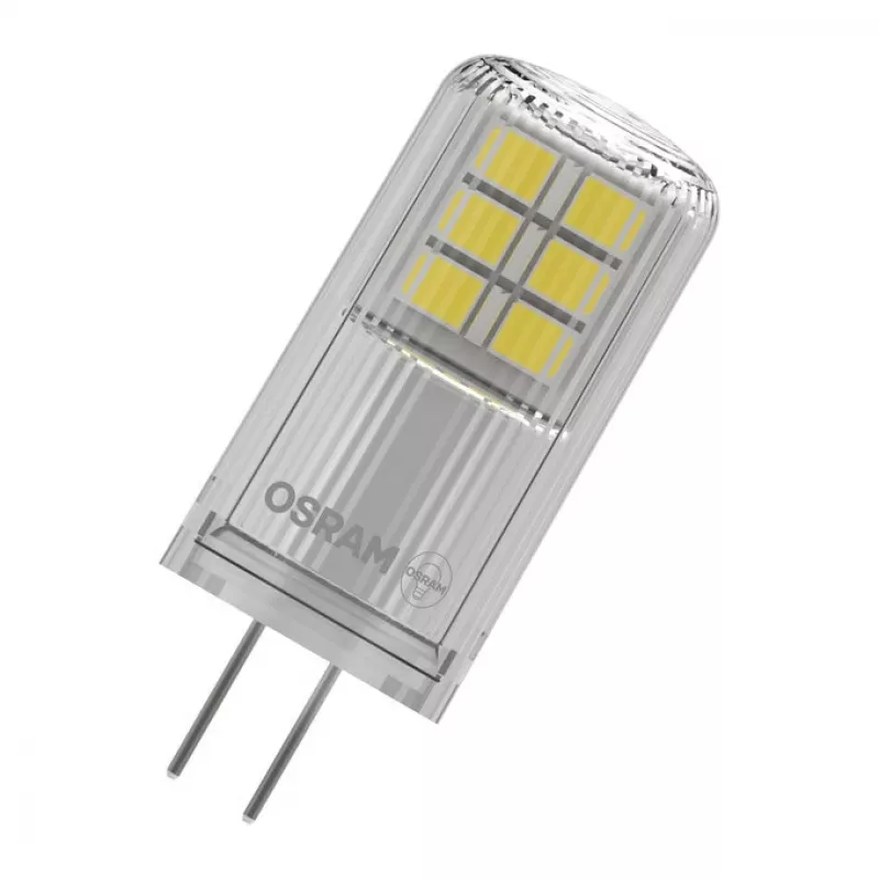 Osram LED PIN 12V Clear 28 Non-dim G4 spuldze, 2,2 W, 2700 K silti balta
