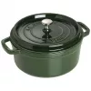 Čuguna katls Staub 40509-356-0 3,8 L zaļš, apaļš