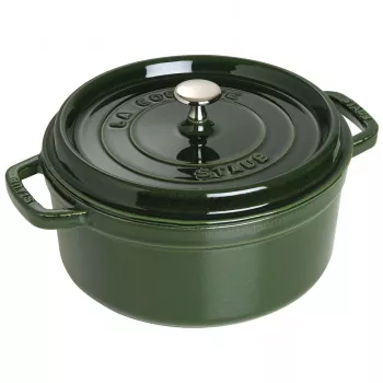 Čuguna katls Staub 40509-356-0 3,8 L zaļš, apaļš