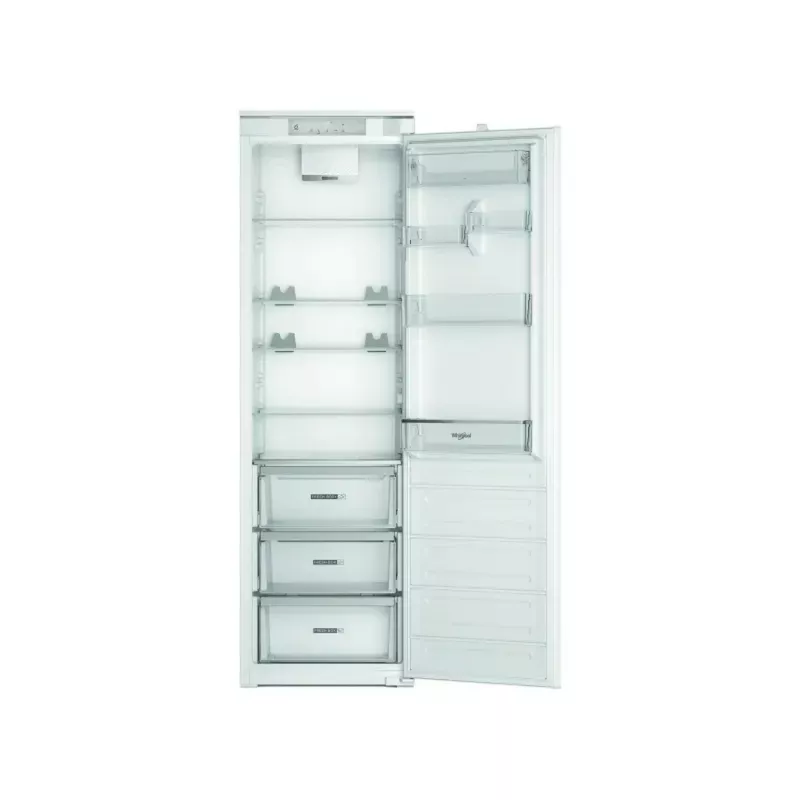Whirlpool ledusskapis | WHSD18A013D1 | Energoefektivitātes klase E | Iebūvējams | Pārtikas ledusskapis | Augstums 177 cm | Ledusskapja lietderīgā ietilpība 306 L | Displejs | 30 dB | Nerūsējošais tērauds