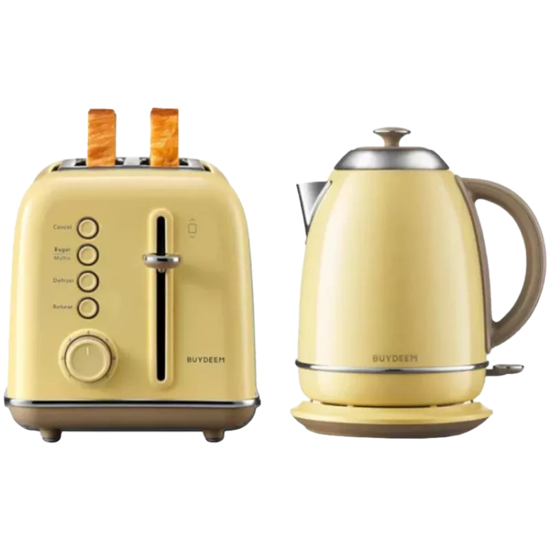 BUYDEEM 2 Slice Toaster, model DT620E, krāsa Mellow Yellow, ES