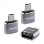 Intenso 3 gab. USB adapteris USB-A -> USB-C C480C Alumīnijs