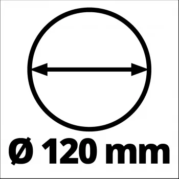 Urbja uzgalis Einhell 3437010 12 cm diametrs 800 mm garums
