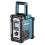 Būvlaukuma radio Makita DMR116 digitālais AM FM 3,5W tirkīza