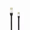 Sbox USB 2.0-Type-C/2.4A melns/sudraba 1,5M