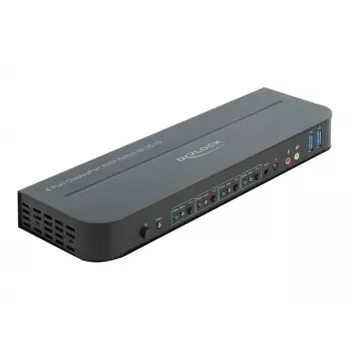 KVM slēdzis DeLOCK 11484 Melns