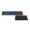 Vadu pilna izmēra tastatūra ar peli Gembird KBS-UML-01 — USB, QWERTY US, 104 taustiņi, melna