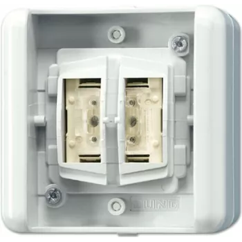 Jung KNX spiedpoga BA 2-vietīga vidējā pozīcija 8472.02 LEDW (8472.02LEDW)